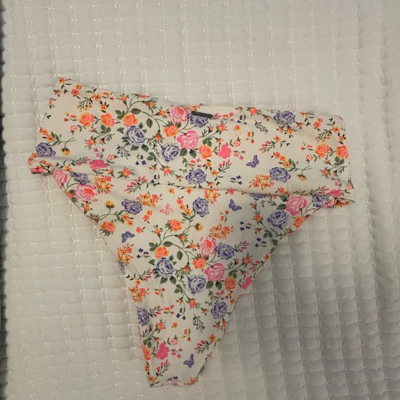 Maaji Floral High-Waisted Bikini Bottom - Picture 5 of 7